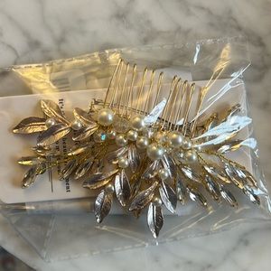 Gold Crystal hairpiece
